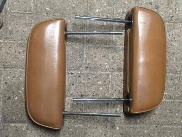 Set cognac kl, brede hoofdsteunen. Volvo. Amazon 140 tm 1971 beschikbaar voor biedingen