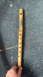 Bamboe fluit, muziek, hout, fluit, blazen, vintage, music, Ophalen of Verzenden, Zo goed als nieuw