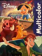 Kleurboek multicolor Disney Pinokkio Timon Peter Pan NIEUW