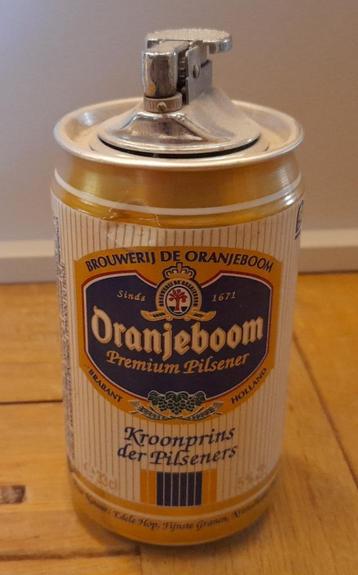 Oranjeboom bier aansteker in een bierblikje (jaren 90)