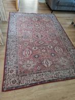 Vintage vloerkleed rood/beige/grijs, Huis en Inrichting, Stoffering | Tapijten en Kleden, Gebruikt, 150 tot 200 cm, Vintage, Ophalen of Verzenden