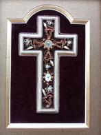 relikwiekruis in houten omlijsting, Ophalen of Verzenden