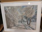 Winterlandschap, Antiek en Kunst, Kunst | Schilderijen | Klassiek, Ophalen of Verzenden