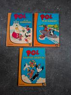 Te koop 3 stripboeken van POL, PEL en PINGO., Meerdere stripboeken, Ophalen of Verzenden, Gelezen