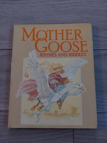 Mother Goose Rhymes and riddles hardcover 1974 very good con