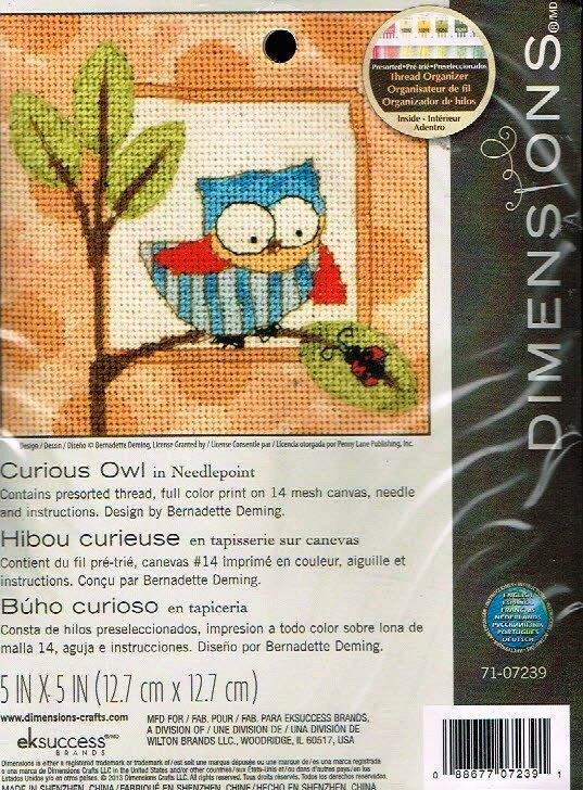 Cado dimensions borduurpakket uiltje stramien oude prijs, Hobby en Vrije tijd, Borduren en Borduurmachines, Nieuw, Borduurpakket