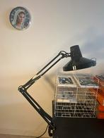 Architectenlamp zwart burealamp met houder vintage, Huis en Inrichting, Lampen | Tafellampen, Ophalen of Verzenden, Zo goed als nieuw