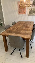Grote eettafel Loods 5 mooie staat, Huis en Inrichting, Tafels | Eettafels, Zo goed als nieuw, Vijf personen of meer, Rechthoekig