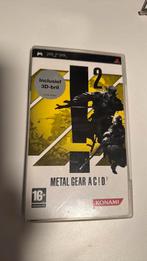 PSP Metal Gear Acid met 3D bril, Avontuur en Actie, Vanaf 18 jaar, 1 speler, Ophalen of Verzenden