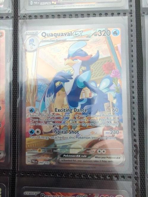 Quaquaval EX SIR, Hobby en Vrije tijd, Verzamelkaartspellen | Pokémon, Zo goed als nieuw, Losse kaart, Ophalen of Verzenden