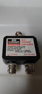 Indoor Duplexer HF/VHF - UHF, Ophalen of Verzenden, Zo goed als nieuw, Zender en Ontvanger