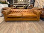 NIEUW: Chesterfield Rossendale 3,5 Zits bank cognac Camel, Ophalen of Verzenden, Nieuw, Leer