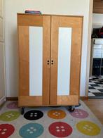 IKEA kledingkast op wielen 130cm hoog met planken en hang, Huis en Inrichting, Kasten | Kledingkasten, Ophalen, Gebruikt, 100 tot 150 cm