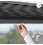 Plisse gordijn Ikea, 100 tot 150 cm, Ophalen of Verzenden, Zo goed als nieuw, Grijs