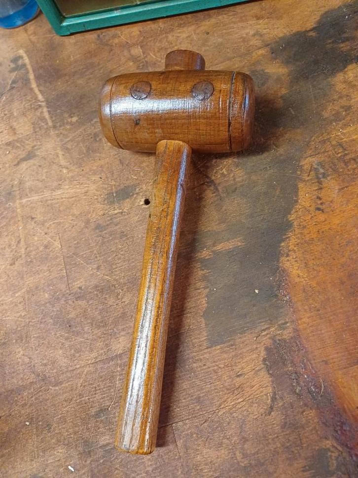 Houten Hamer / Mallet, Antiek en Kunst, Antiek | Gereedschap en Instrumenten, Ophalen of Verzenden