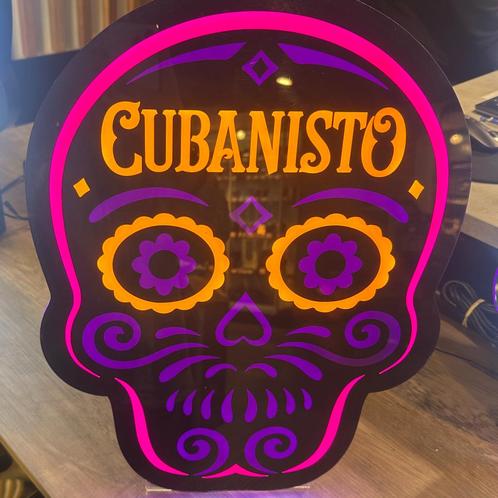 Cubanstoled Wall Sign Roze - Nieuw, Huis en Inrichting, Woonaccessoires | Overige, Nieuw