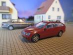 Mercedes Benz W203 C-Klasse Touring - Busch donkerrood, Hobby en Vrije tijd, Modelauto's | 1:87, Ophalen of Verzenden, Gebruikt