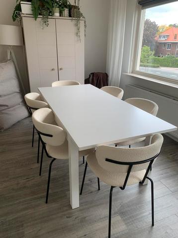 Eettafel wit uitschuifbaar EKEDALEN IKEA 