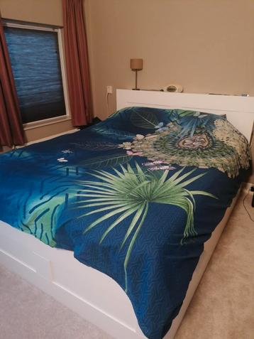 BRIMNES
Bed ikea met opberger en bedeinde, wit, 160x200 cm