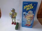 Oude blikken Schylling Space Man Robot met Doos, jaren'90s, Ophalen of Verzenden, Zo goed als nieuw