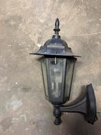Zwarte Wandlamp Buiten, Ophalen of Verzenden, Gebruikt, Glas