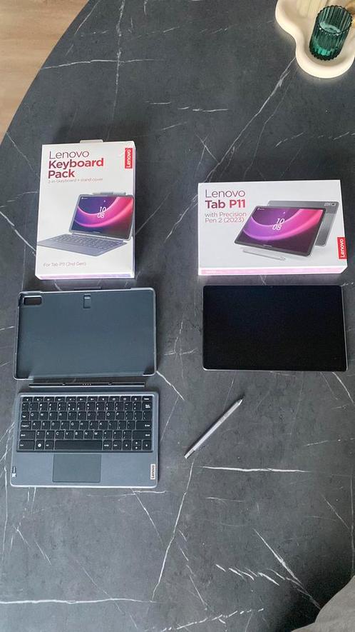 Lenovo Tab P11 (gen 2) incl.Lenovo Keyboard pack, Computers en Software, Android Tablets, Zo goed als nieuw, Wi-Fi, 11 inch, 128 GB