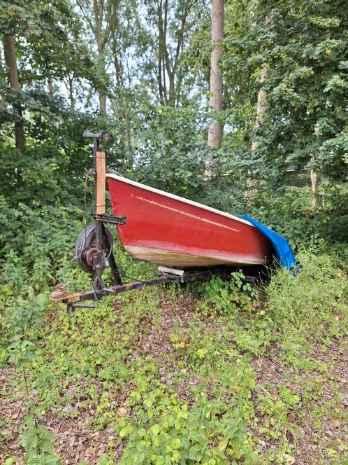 Leuke boot, oude zeilboot, boottrailer, motorboot, Watersport en Boten, Bootonderdelen, Gebruikt, Motor en Techniek, Motorboot