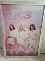 K3 3D poster with frame, Ophalen, Zo goed als nieuw, Wanddecoratie