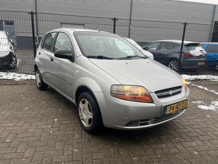 Chevrolet Kalos 1.2 5D 2005 Grijs, Auto's, Chevrolet, Particulier, Kalos, ABS, Airbags, Airconditioning, Centrale vergrendeling
