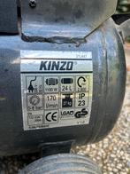 Kinzo Compressor 24 Liter, Doe-het-zelf en Verbouw, Compressors, Ophalen, Gebruikt, 6 tot 10 bar, Minder dan 200 liter/min