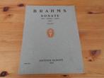 Brahms - sonate f moll op. 5, Muziek en Instrumenten, Bladmuziek, Piano, Ophalen of Verzenden, Zo goed als nieuw, Artiest of Componist