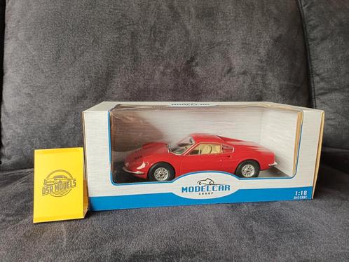 1:18 Ferrari Dino 246 GT, Hobby en Vrije tijd, Modelauto's | 1:18, Nieuw, Auto, Overige merken, Ophalen of Verzenden