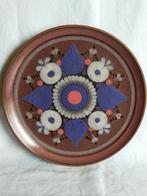 kmk, Germany wandbord bord schaal met bloemen decor, Ophalen of Verzenden