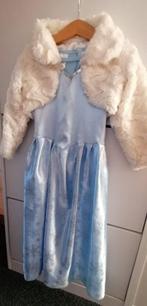 Elsa Frozen prinsessen jurk maat 116, Ophalen of Verzenden, Zo goed als nieuw, Meisje, Jurk of Rok