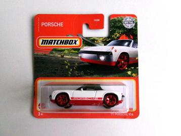 '71 Porsche 914 wit 1:60 Matchbox (NIEUW) beschikbaar voor biedingen