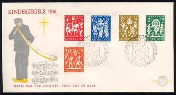 Nederland FDC E49 Zonder Adres, Kinderpostzegels 1961 beschikbaar voor biedingen