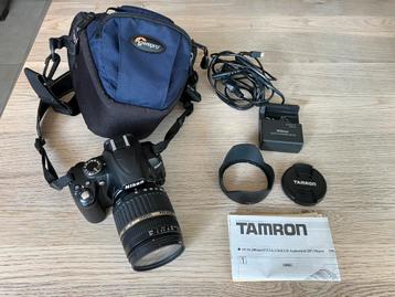 Nikon D3000 spiegelreflex + Tamron 18-200 Ideale starterset! beschikbaar voor biedingen
