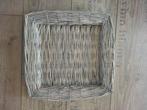 Schaal rotan vierkant / dienblad, Ophalen of Verzenden, Zo goed als nieuw, Vierkant, Hout