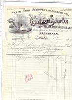 briefhoofd badkamer  rotterdam 1919  charles de sterke, Ophalen of Verzenden