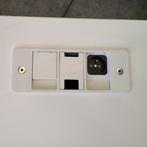 Vitra Slingerbureau Wit B200xD100 B-keus, Ophalen of Verzenden, In hoogte verstelbaar, Gebruikt, Bureau