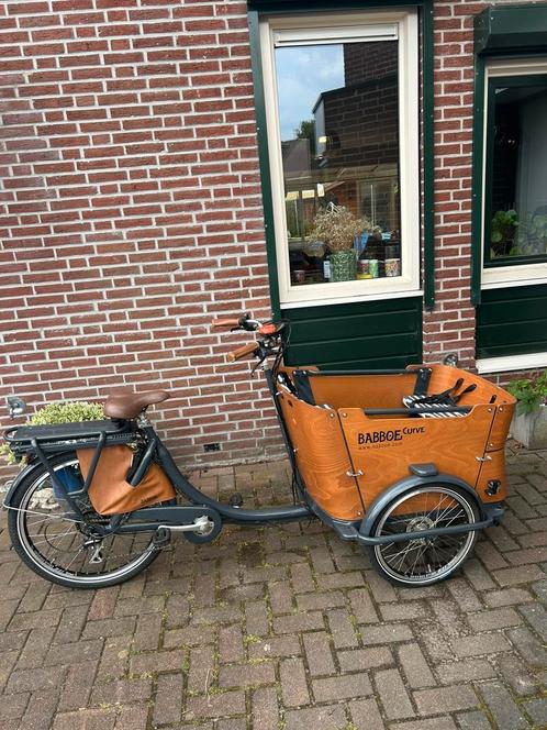 Babboe Curve-E (2020) bakfiets, Fietsen en Brommers, Fietsen | Bakfietsen, Gebruikt, 4 kinderen of meer, Elektrisch, Ophalen