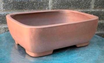 Bonsai schaal handgemaakt gemerkt aardewerk 24,9x18,5x8,6 beschikbaar voor biedingen