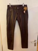 Gestuz leren broek bordeaux mt 36, Kleding | Dames, Overige kleuren, Ophalen of Verzenden, Zo goed als nieuw, Gestuz