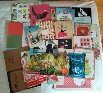 Flow magazine losse notitieboekjes, kaartjes en mooi papier beschikbaar voor biedingen