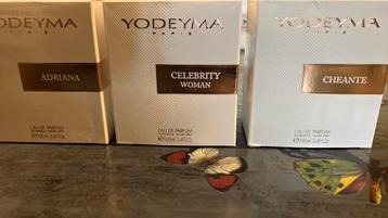 Yodeyma 100ml €20,- Adriana, Cheante, Seduccion, iris beschikbaar voor biedingen