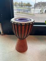 Djembe Kaarsenhouder, Ophalen, Gebruikt, Bruin, Hout