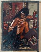 Zeefdruk Nico Vrielink, Antiek en Kunst, Kunst | Litho's en Zeefdrukken, Verzenden