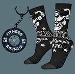 FITNESS SOKKEN + SLEUTELHANGER FITNESS, Ophalen of Verzenden, Nieuw