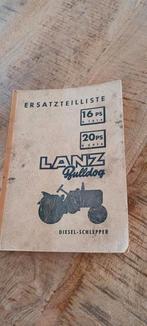 Origineel lanz bulldog onderdelen boek oldtimer trekker, Boeken, Ophalen of Verzenden