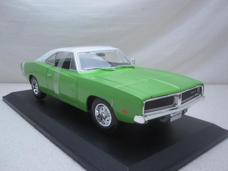 Dodge Charger R/T 1969 1:18 Maisto, Hobby en Vrije tijd, Modelauto's | 1:18, Nieuw, Auto, Maisto, Ophalen of Verzenden